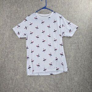Denim & Flower Ricky Singh Flamingo Print T-Shirt
